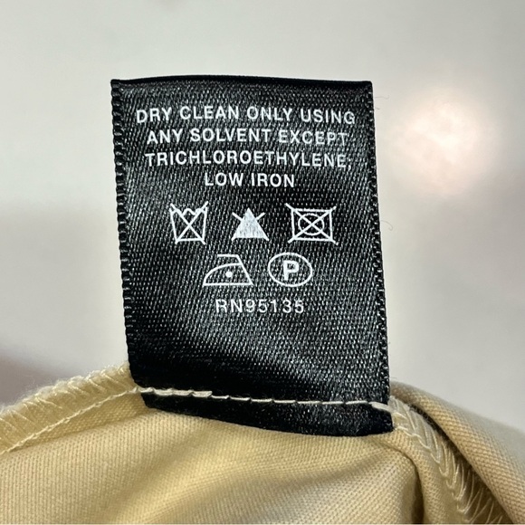 Lafayette 148 New York Tan Straight Leg Trousers 8 - Picture 7 of 10